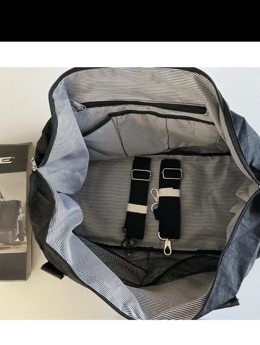 NEW w/Tags OVENTE Travel Duffell Bag w/ Shoe Compartment Overnight Tote Gym